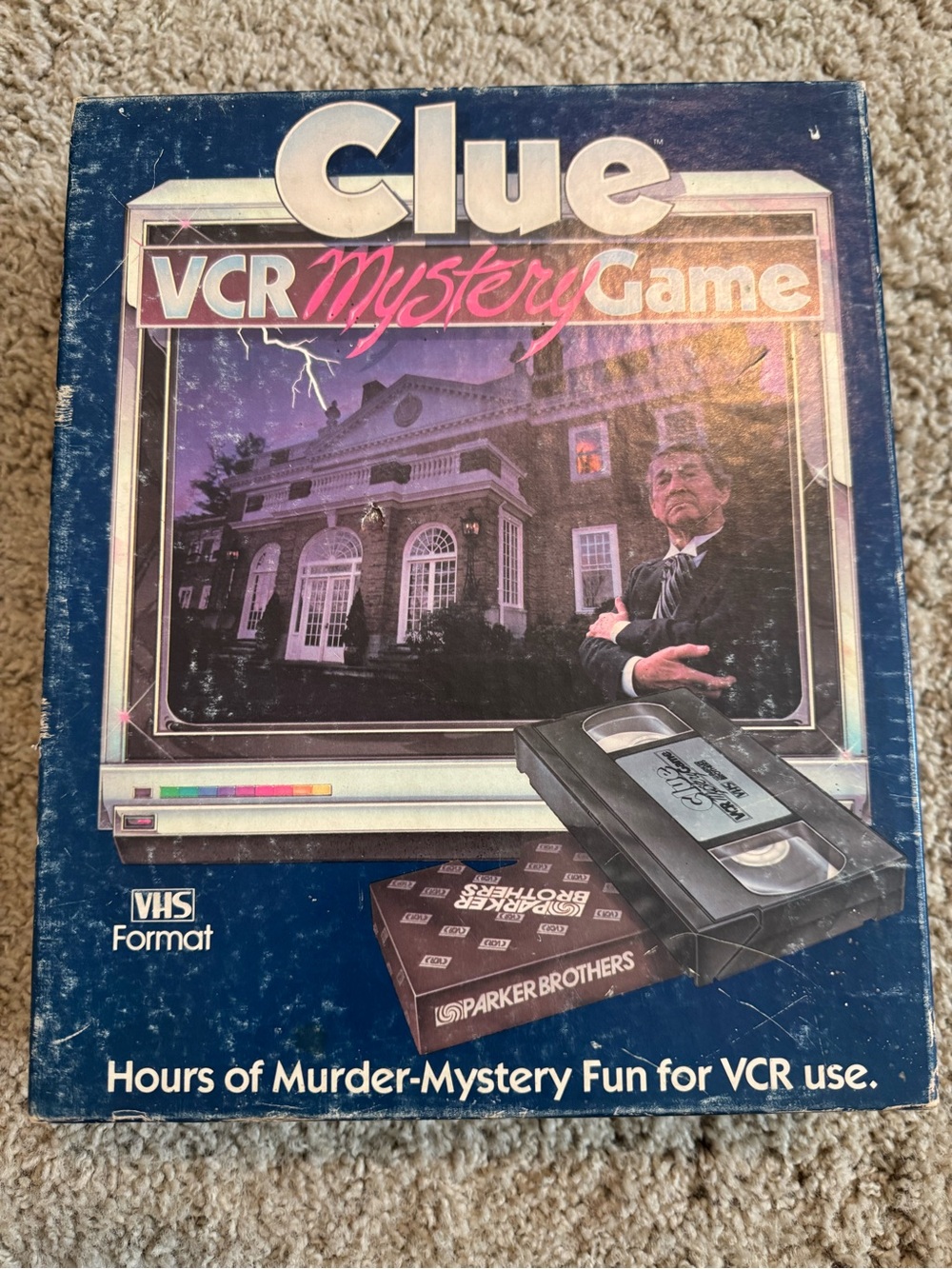 Vintage 1986 Clue VCR Mystery Game Board Game -